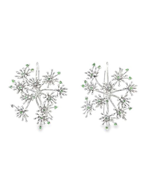Dandelion tsavorite earrings GOCCIAZZURRA JEWELS | ORDANDELIONRODIOVERDE